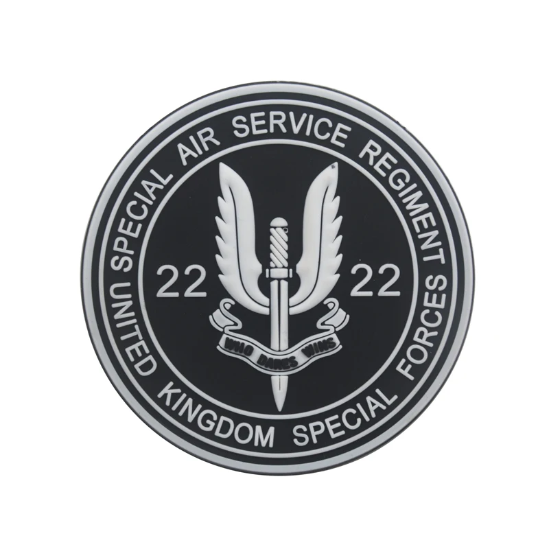 1 британский 22nd Air Force группа ПВХ одежда швейная ткань значок 3D форма тактический