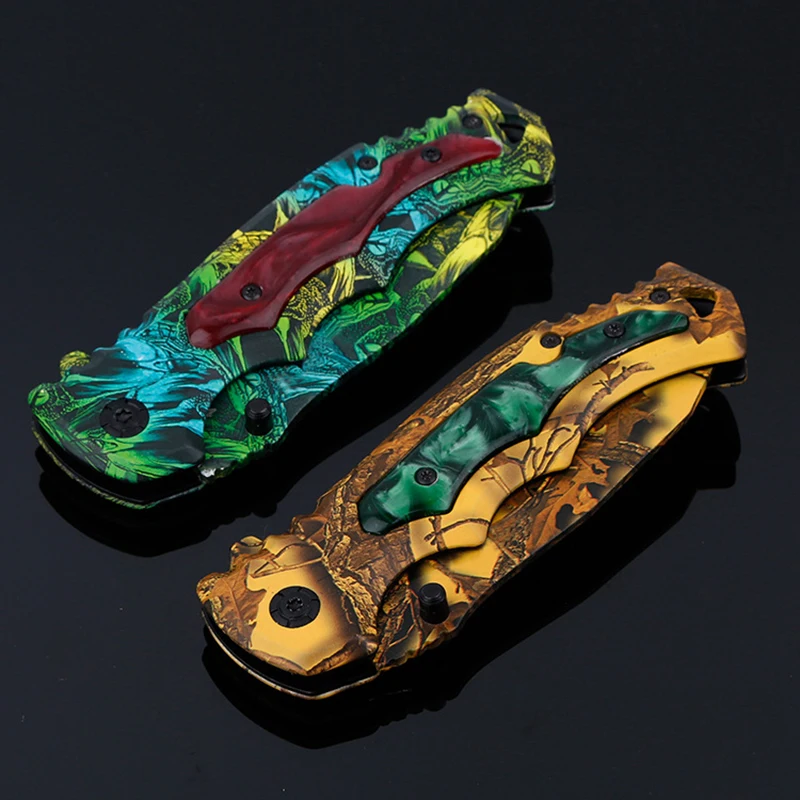 

CS COLD Folding Pocket Knife High Quality Stainless Steel Blade Knifes Hunting Corrosion Resistance Combat Outdoor Camping Tools