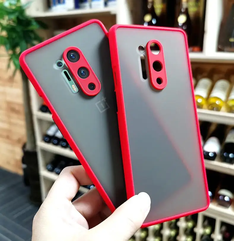 Мятный Гибридный простой Матовый Бампер для OnePlus 8 Pro 6T 7 7T 8T 9 Nord CE чехол телефона