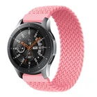 Плетеный ремешок для Samsung Galaxy watch 3, 46, 42 мм, active 2, Gear S3, Huawei watch GT, 2, 2e, Pro, 20 мм, 22 мм