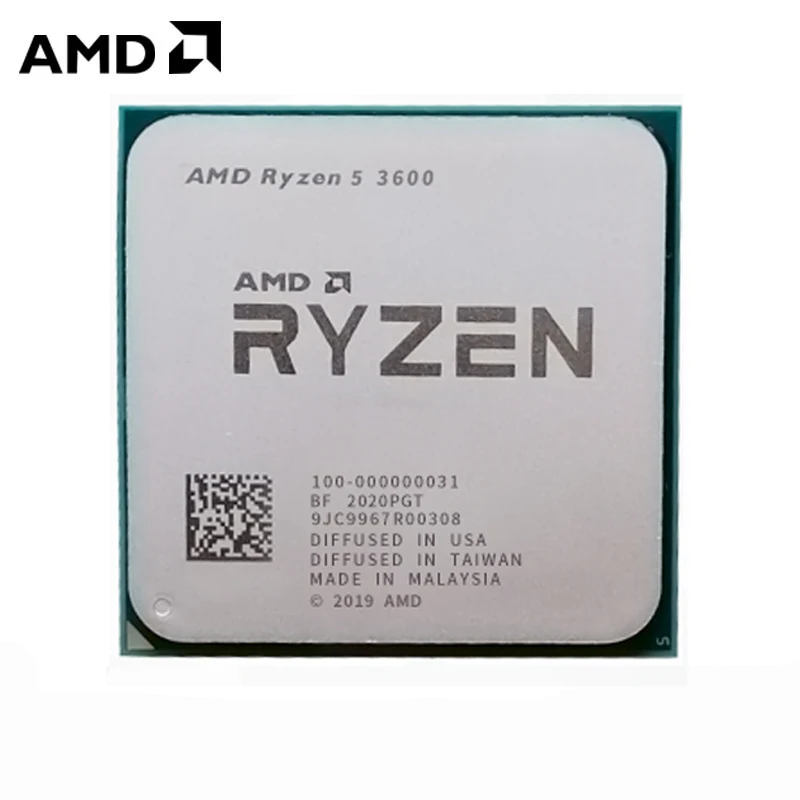 

Процессор AMD Ryzen 5 3600 R5 3600, 3,6 ГГц, шестиядерный, с двенадцатью потоками, 7 нм, 65 Вт, L3 = 32M, разъем 100-000000031, AM4, новый, без вентилятора