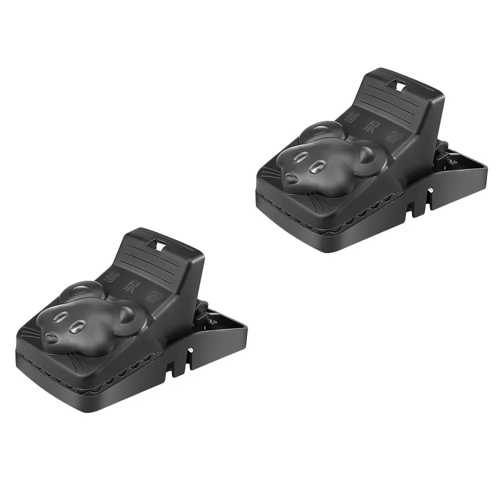 

2Pcs Full-automatic Trap Plastic Useful Killer for Home Black