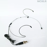 professional omnidirectional headset microphone for mipro music wireless mics system mini 4pin lock