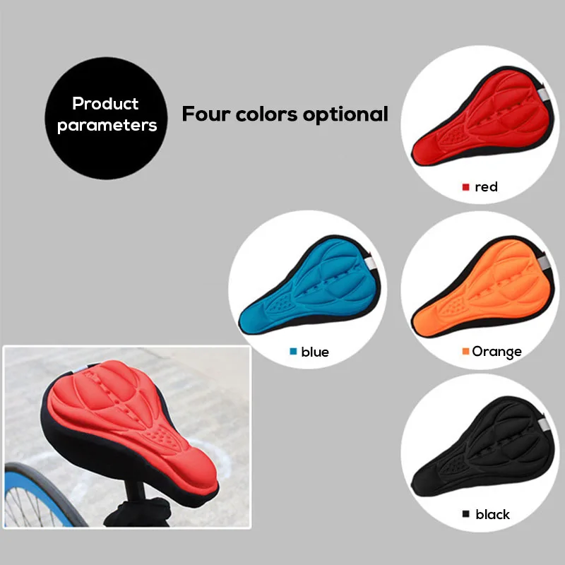 Подушка для велосипедного сиденья толстая губчатая накладка на седло езды