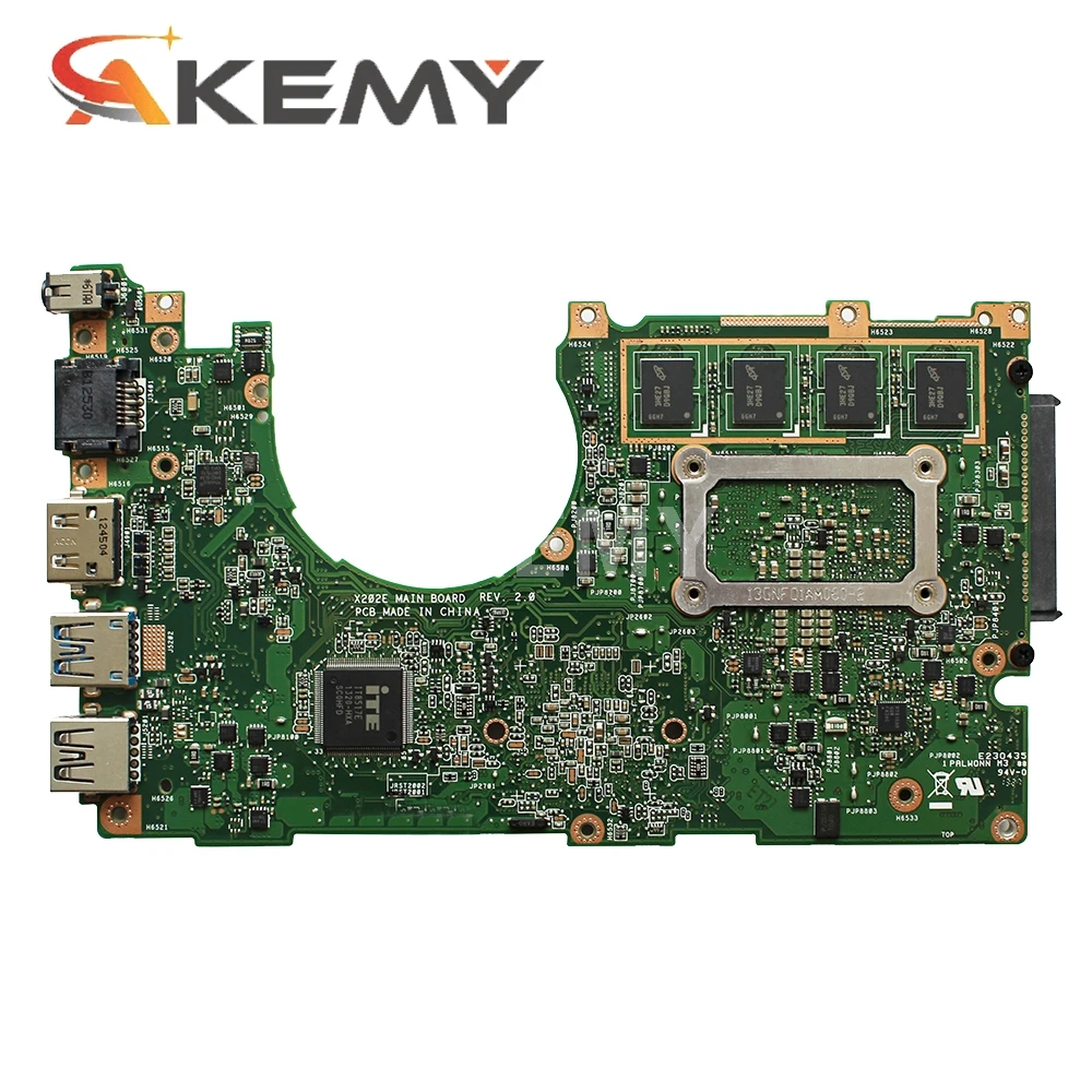X202E материнская плата 2G для For Asus X201E S200E Q200E ноутбука Тест 100% OK|Материнские платы| |