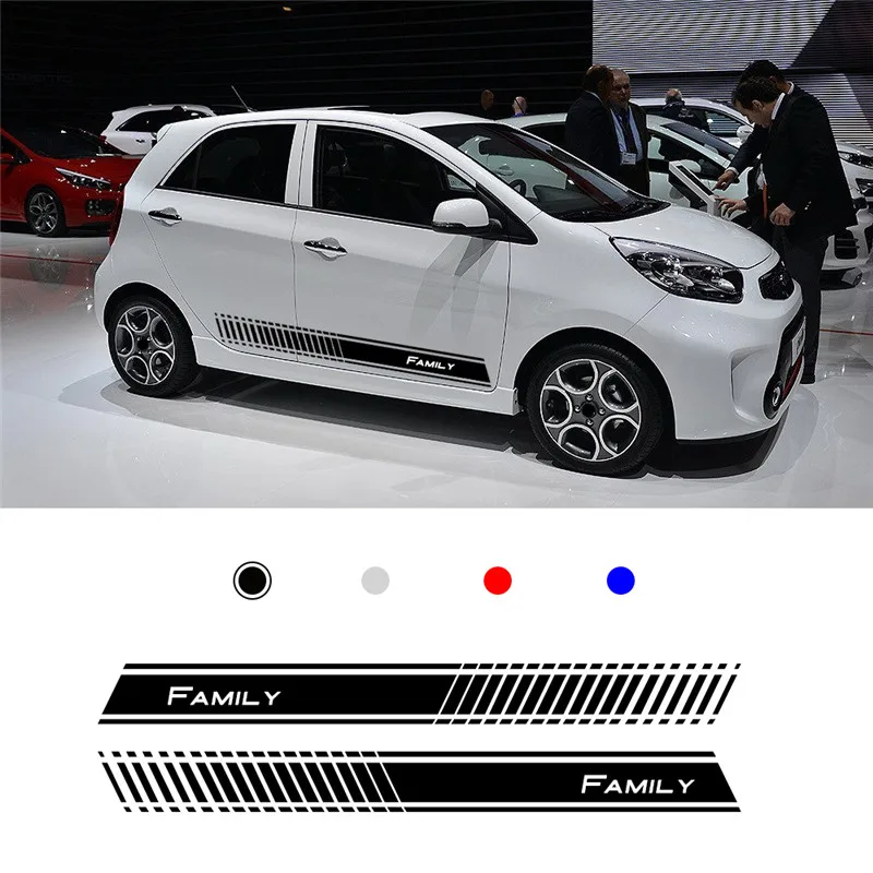 Автомобильная боковая наклейка для Kia Picanto Спортивная гонок Стайлинг автомобиля 1