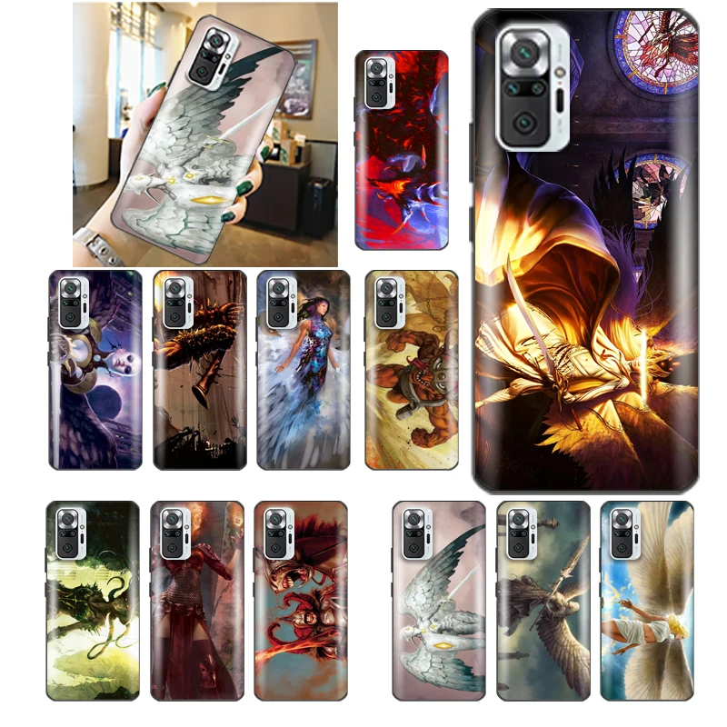 

Game Hero Witches Angel Phone Case For Redmi Note 10 10X 10T Pro 4G 5G Kawaii Anime Waterproof Full Protection Smartphones