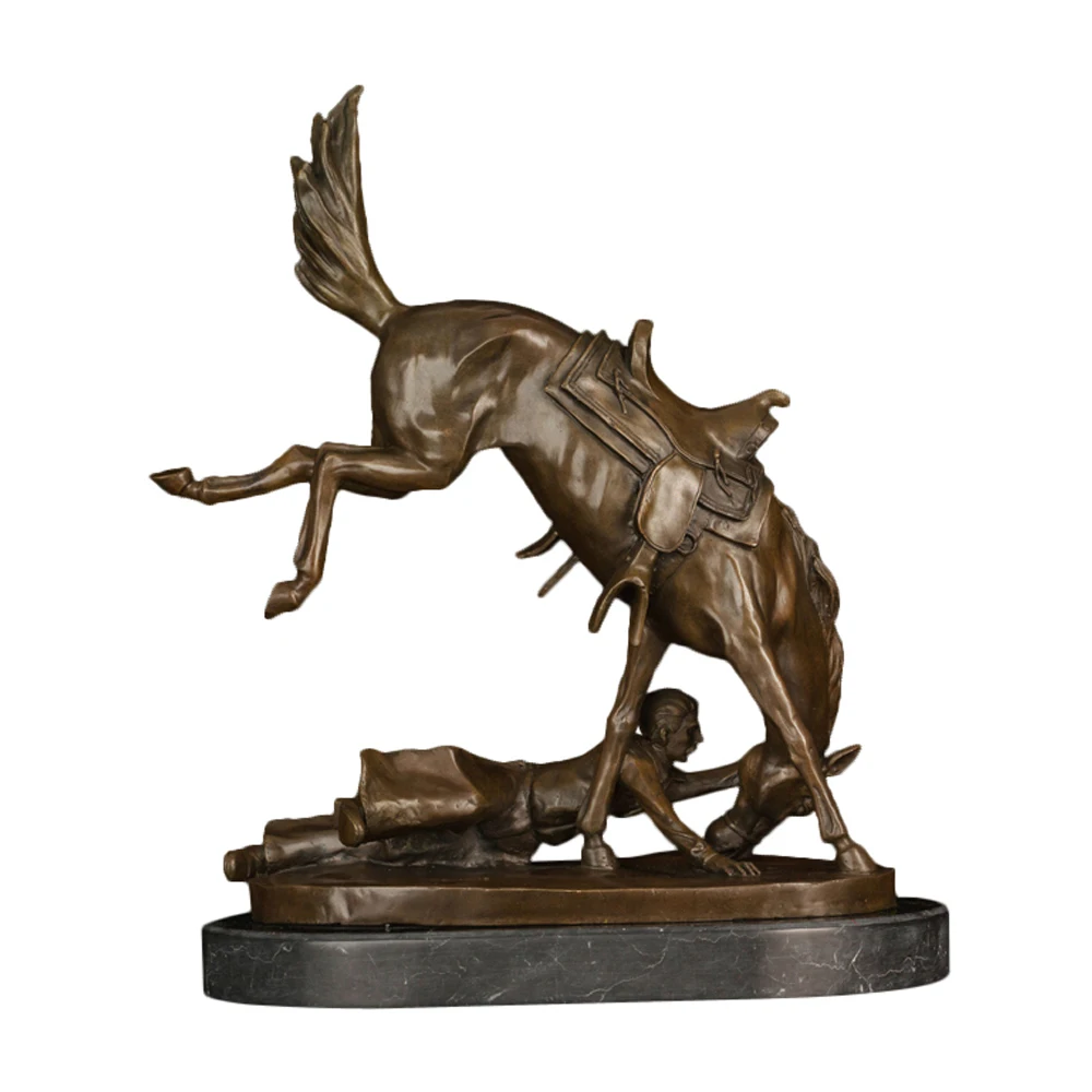 DS-150 бронза-злой из мультфильма Дружба-это чудо с принтом-Статуя-Frederic-Remington