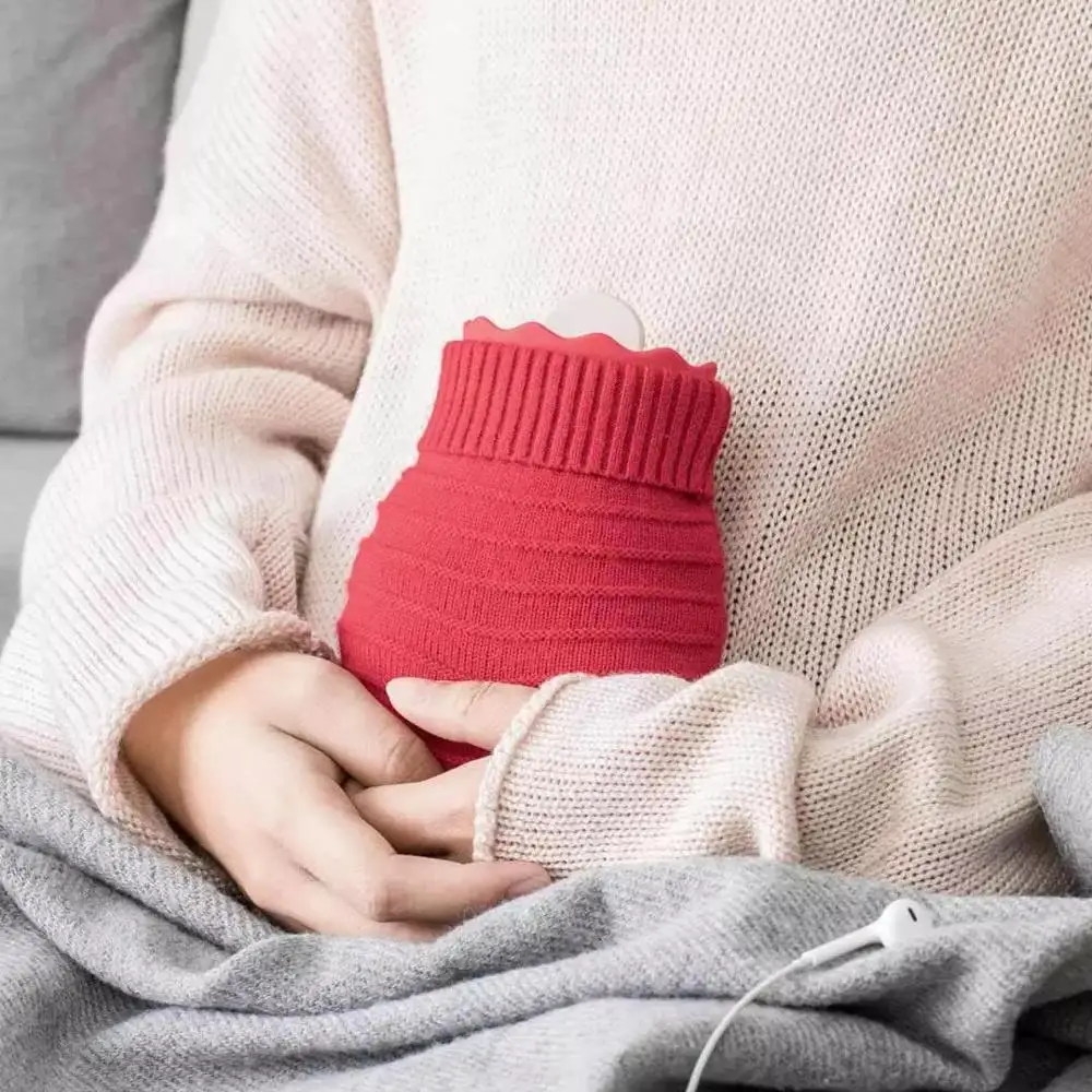 

Xiaomi Youpin Jordan&Judy Silicone Hot Water Bottle Water Injection Explosion-Proof Warm Water Bag Warm Belly Portable Outdoor