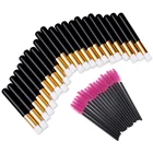 20 шт. кисточка для носа, шампунь для наращивания ресниц, щетка для удаления черных точек, макияж с 50 шт. щетка для ресниц, инструмент для бровей