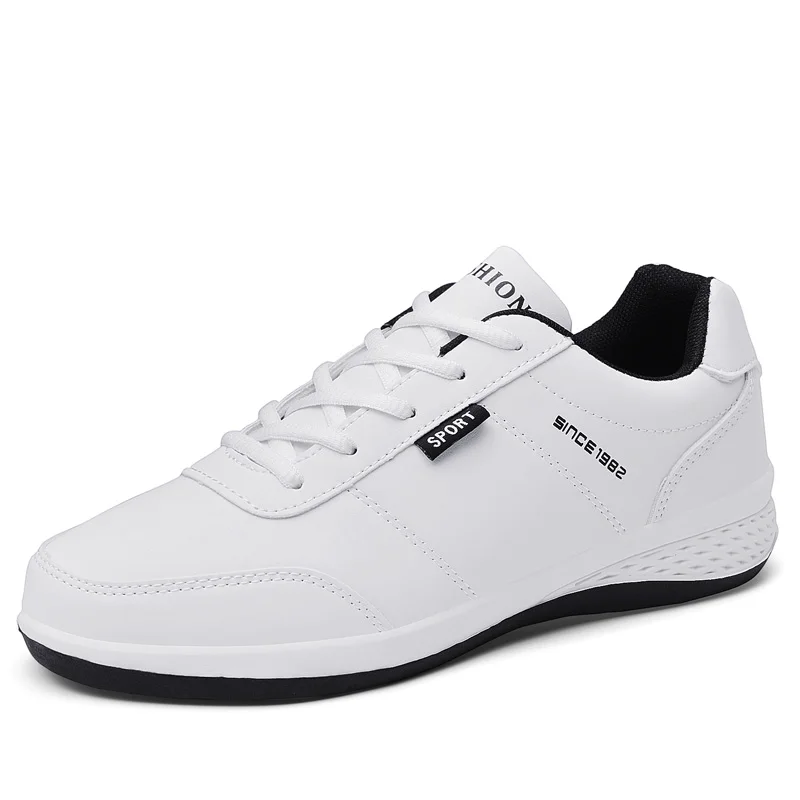 Мужские кроссовки Модная мужская повседневная обувь Кожаная дышащая Легкая для