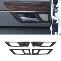 for jaguar xfl16 20 interior modification xf door handle panel frame carbon fiber decorative patch car accessories