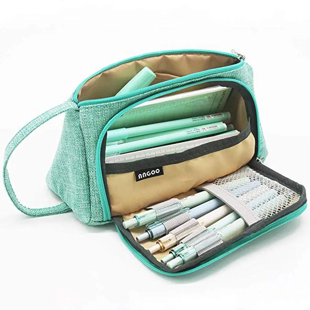 New Super Pencil Case Kawaii Large Capacity Pencilcase School Pen Supplies Bag Pencils Pouch Cosmetic bag | Багаж и сумки