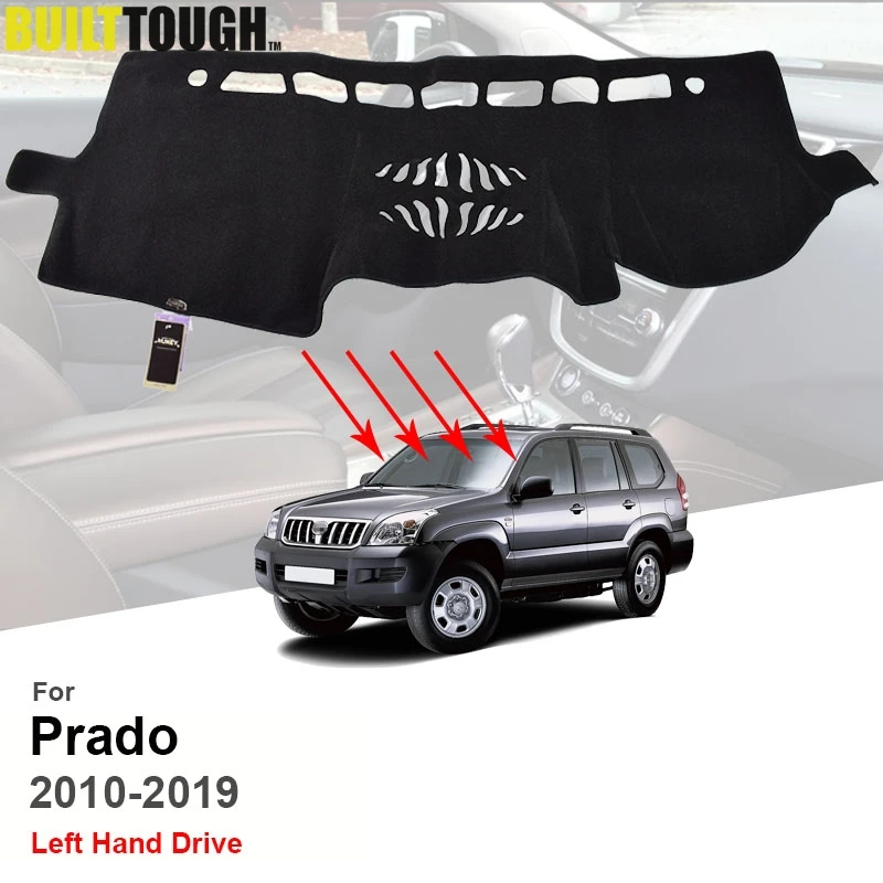 Для Toyota Land Cruiser Prado 2010 2011 2012 2013 2014 2015 2016 2017 2018 2019 тире коврики приборной панели