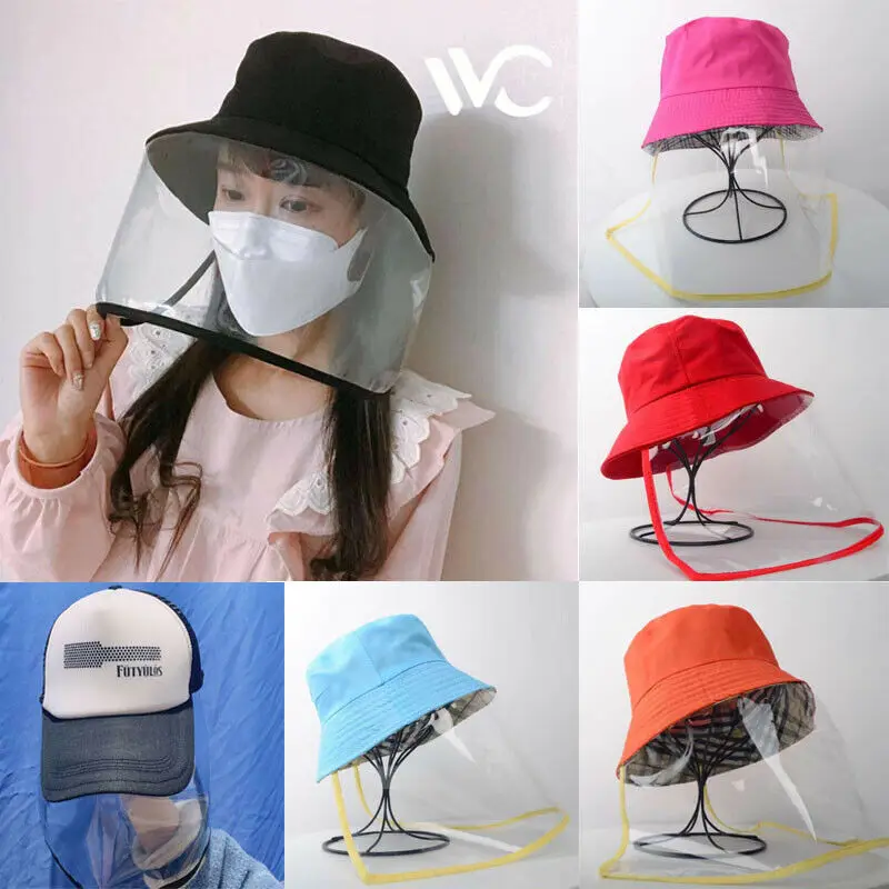 Protection Products Anti-saliva Spray Hat Health Safe Windproof Dustproof Antivirus Bucket Hats | Аксессуары для одежды