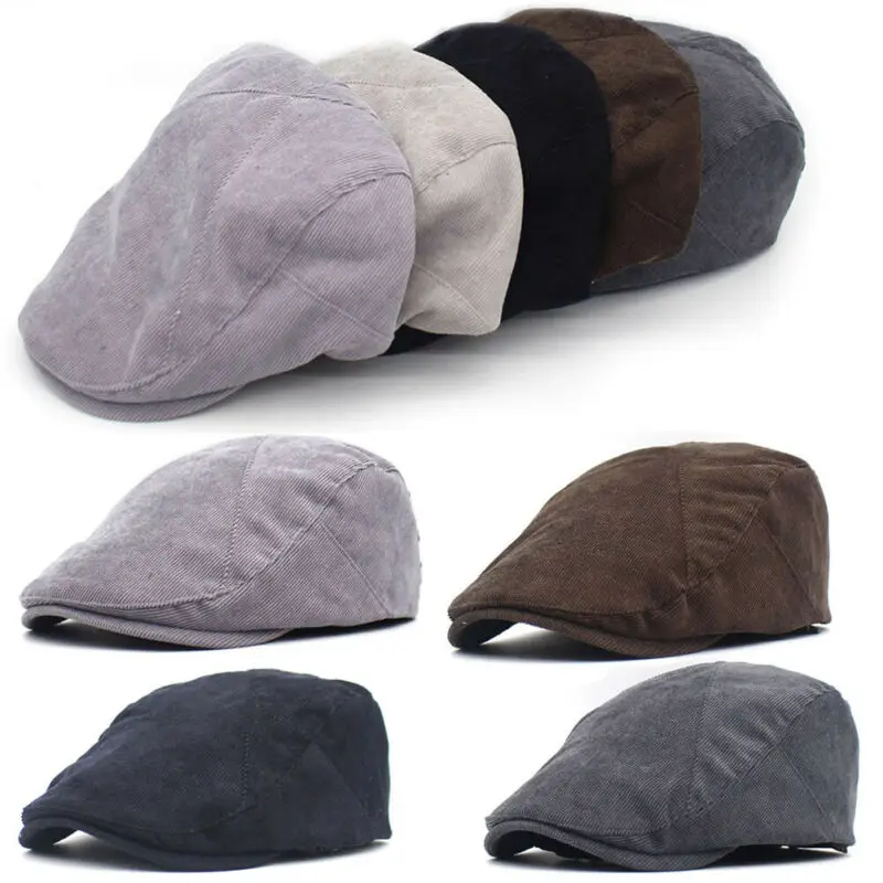 Новые мужские женские хлопковые вельветовые береты/газетные шапки/шапки Dr