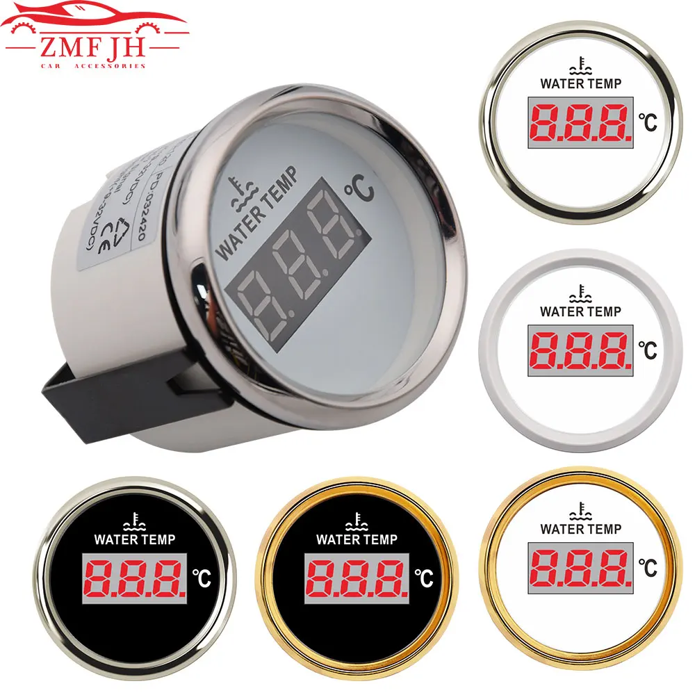 Новое поступление 52 мм Цифровой Автомобильный датчик температуры воды для лодки