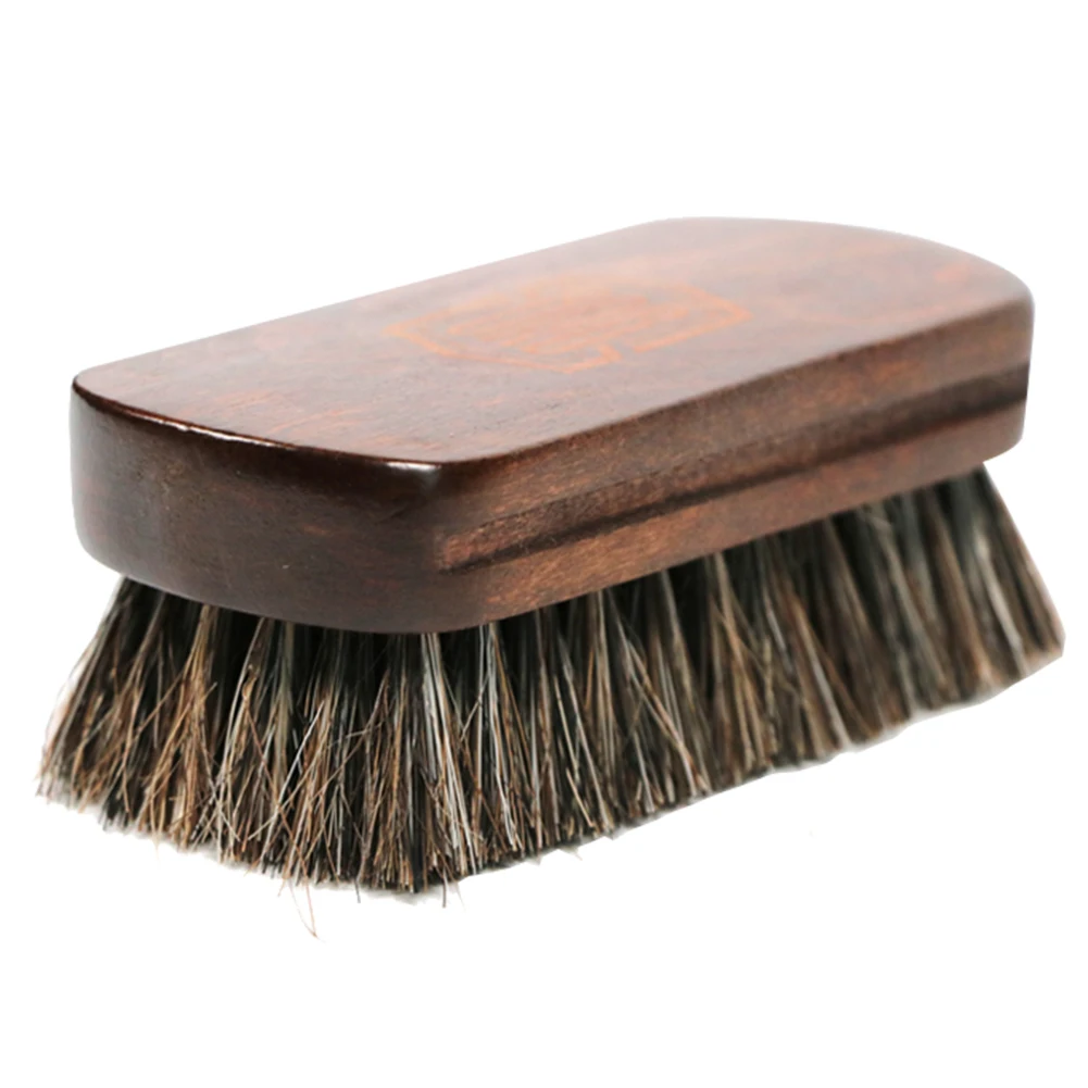 

Portable Leather Textile Cleaning Brush Horse Hair Bristle for Car Interior Shoe Bag Cleaning Brush Dust Removal Tools Car Wash