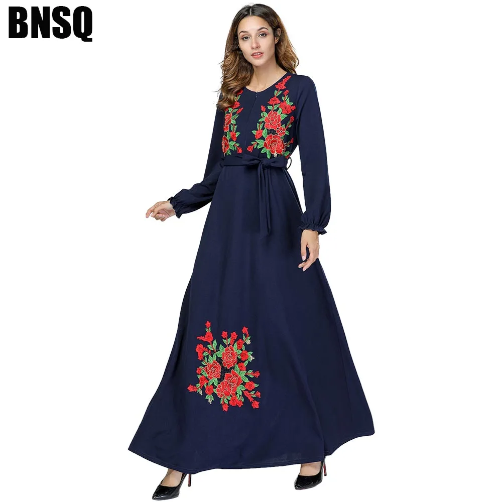 BNSQ Dubai Abaya For Women Hijab Evening Dress Arabic Caftan Morocain Kaftan Djelaba Femme Muslim Islamic Clothing | Тематическая