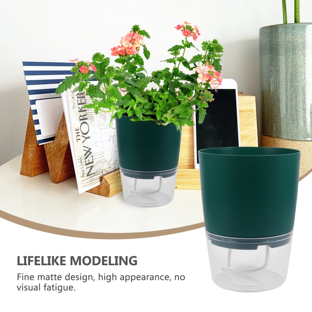 

6Pcs Self Watering Flower Pots Automatic-Watering Planter for All House Plants