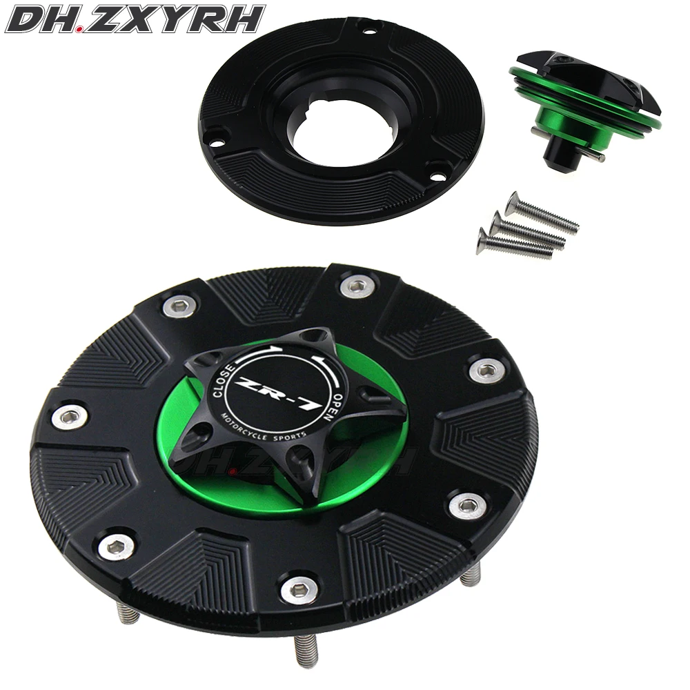 ZX-7R крышка топливного бака газа для Kawasaki ZX7R/ZX7RR все годы аксессуары мотоцикла CNC