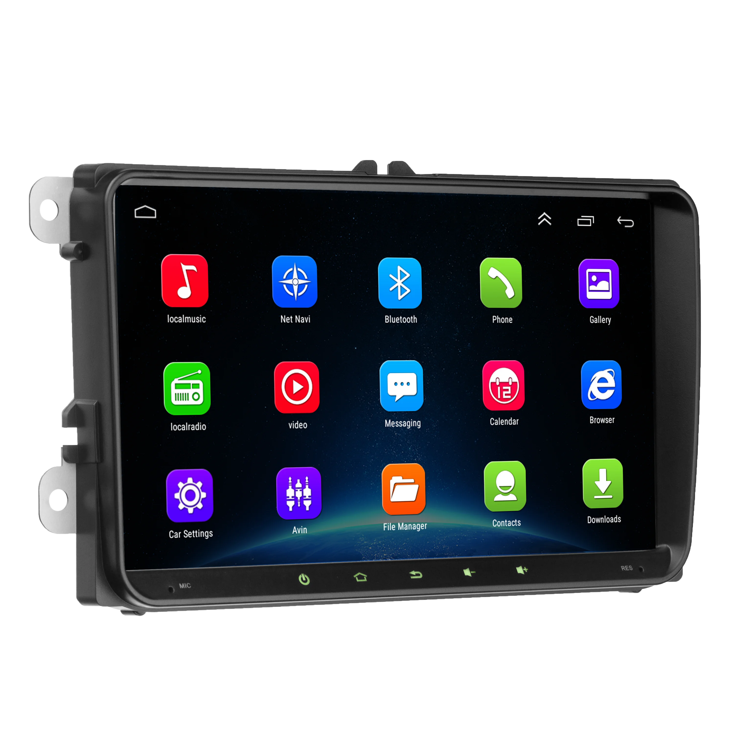 " Android 8,1 автомобильный радиоприемник gps навигатор для Volkswagen Skoda Octavia golf 5 6 touran passat B6 polo tiguan yeti rapid multimedia