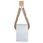 Декоративный настенный держатель в стиле бохо, черная подставка для полотенец, набор из золотистой и черной бумаги, органайзер, настенный аксессуар для туалета, украшение для ванной комнаты