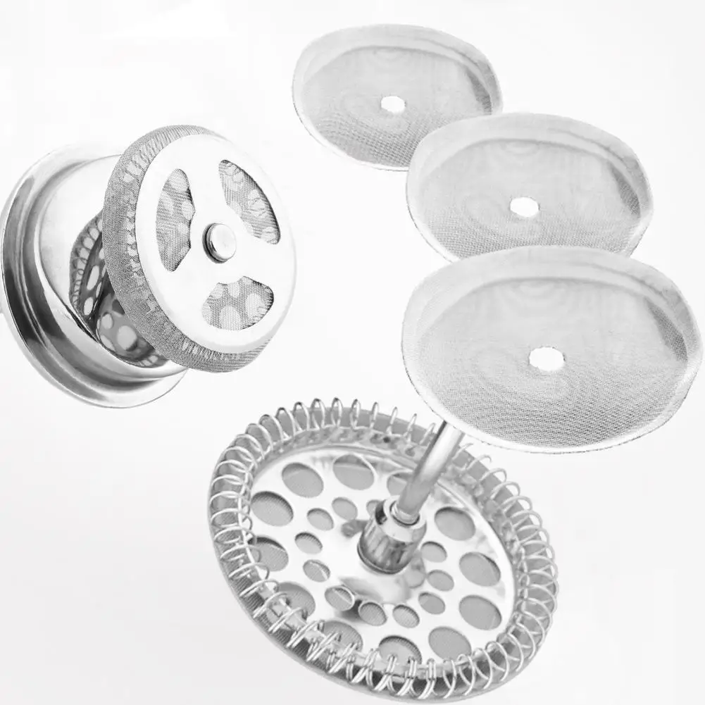 Кухонные принадлежности 3 шт. многоразовый фильтр из нержавеющей стали для