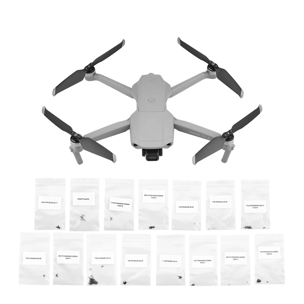 

For DJI Mavic Air 2 Screws Pack Screw Kits Set Replacement Accessories Repair Parts Package Aircraft Spare Parts