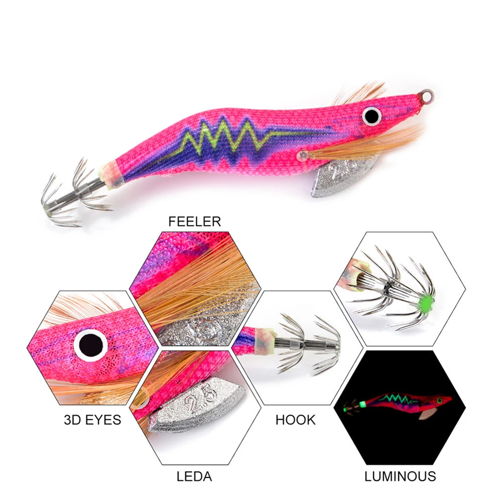 Мягкий крючок для кальмара со звуком имитация креветки псевдокреветки с