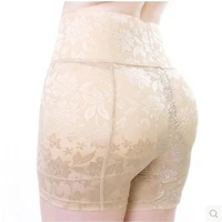 women body shaper panty pad 2pcs silicone shapewear bum ladies high rise panties padded girl butt hip up enhancer underwear