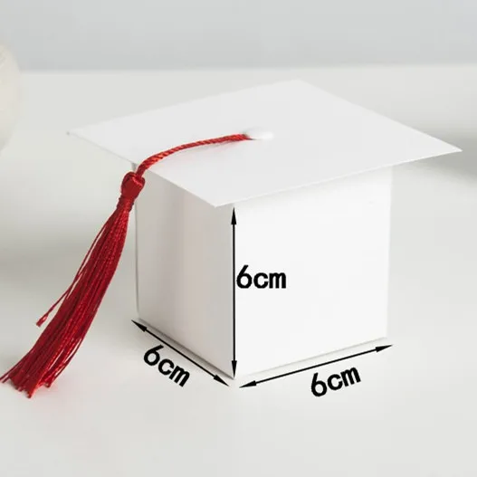 50pcs Doctor Hat Cap Candy Box Graduation Celebration Party Decoration Favor Boxes Gift Packing | Дом и сад