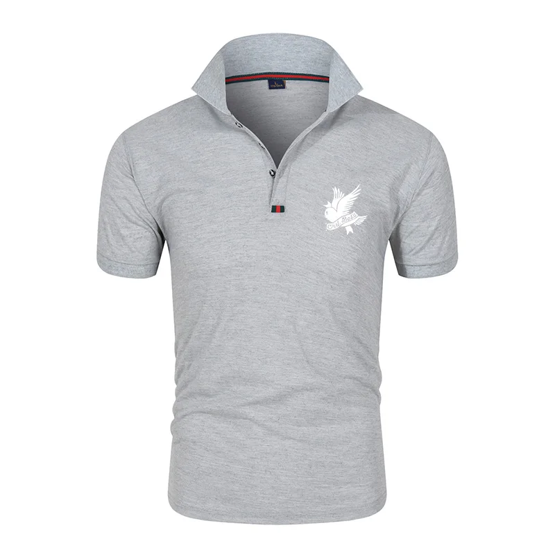 

Men's wear 2021 spring and summer new middle aged business men's short sleeve polo shirt solid color leisure t-shirt men's wear