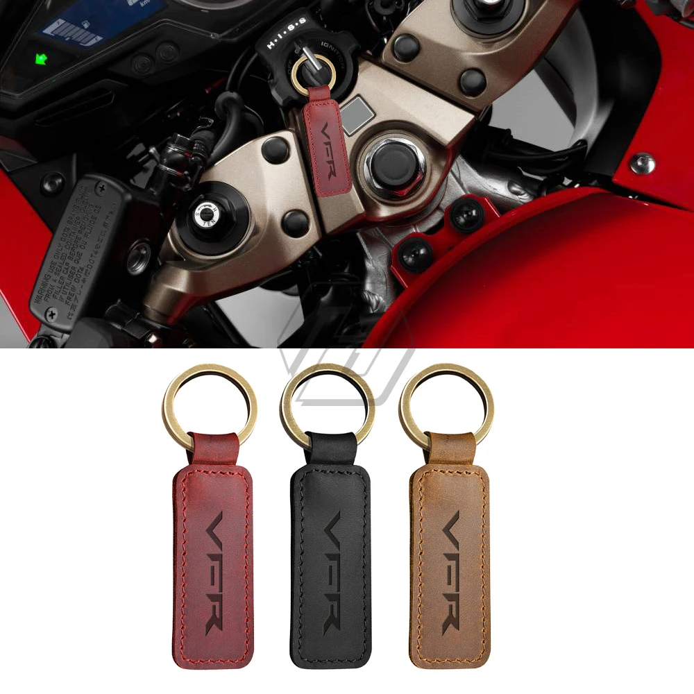 Чехол брелок из воловьей кожи для мотоциклов Yamaha VFR 750 800 1200|Накладки и
