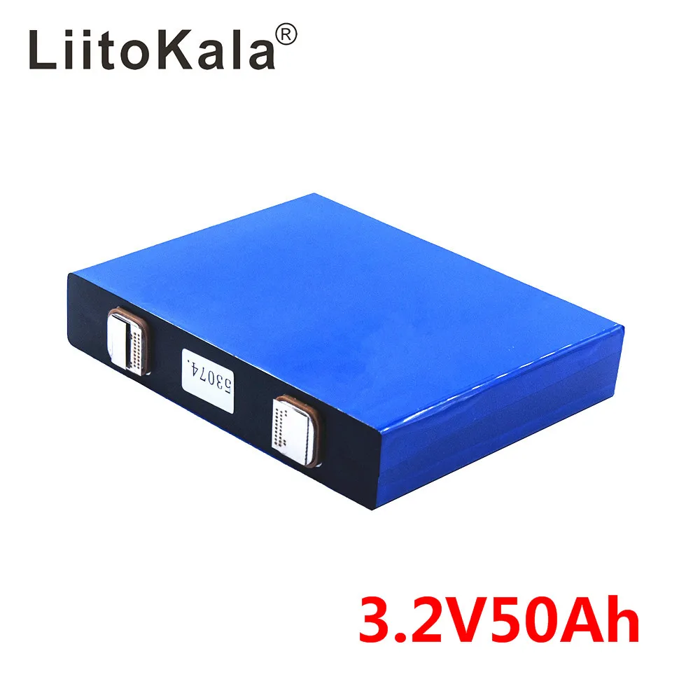 LiitoKala 3 2 v 50Ah lifepo4 cells литиевые батареи для электрического велосипеда аккумулятор