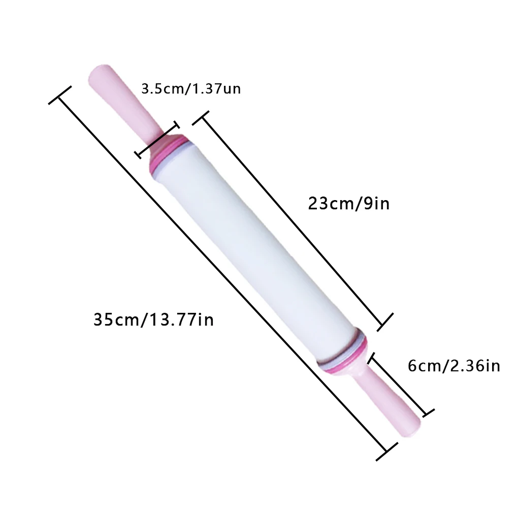 

Non-stick Plastic Cake Roller Dough Cake Baking Cooking Roller Tool Fondant Cake Rolling Pin Pattern Roller Baking Tool