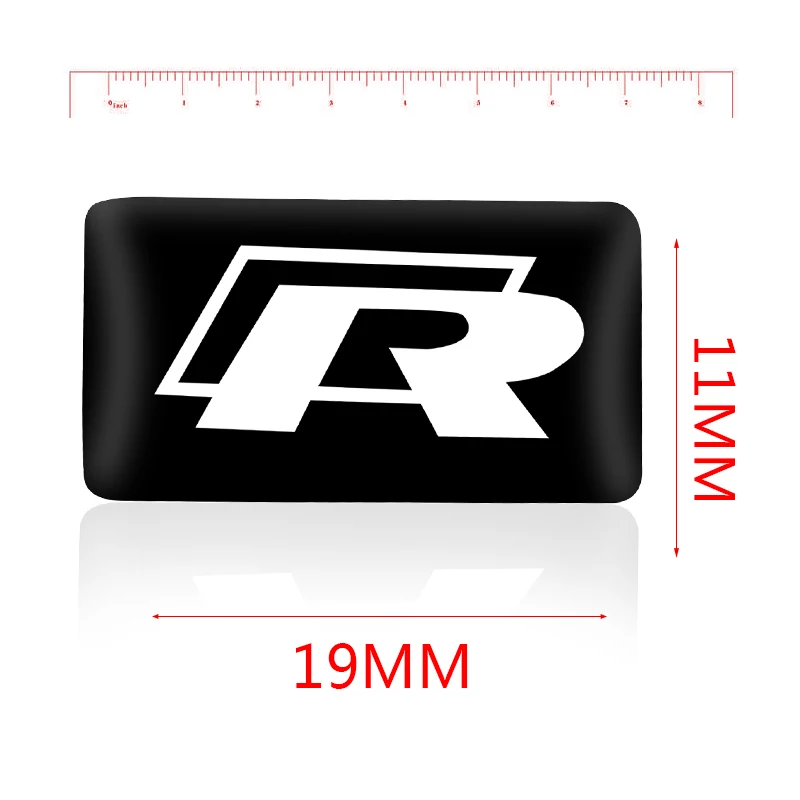 50 шт. стикер на руль 3D эпоксидный автомобильный Стайлинг подходит для Volkswagen R line CC