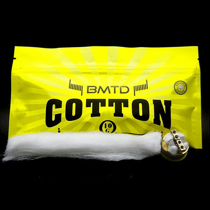 

Vape Cotton For Electronic Cigarette 10Strips/Bag Preloaded Cotton For Ecigarette RBA RDA DIY Coil Wick 1 Bag