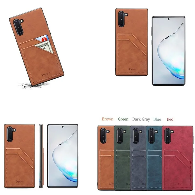 

Case for IPhone 11 Pro Max PU Leather Luxury Card Holder Shockproof Back Cover Case for IPhone XS XR X Ultra-Thin Leather Shell