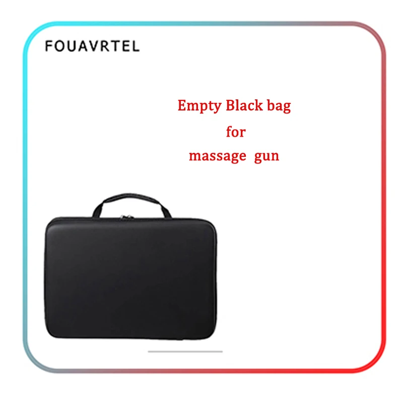 Empty black case Phoenix A2 массажный пистолет с высоким вибрирующим устройством для массажа тела, пистолет для глубокого массажа мышц, терапевтическая, для мышц, расслабляющее устройство, облегчение боли - Цвет: Empty black case