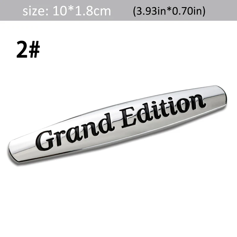 1 шт. 3D металлический grand edition avantgrde автомобильный боковое крыло задний багажник