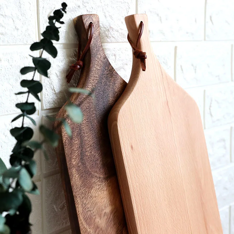 Новинка 2020 кухонная разделочная доска из цельной древесины подносы для резки