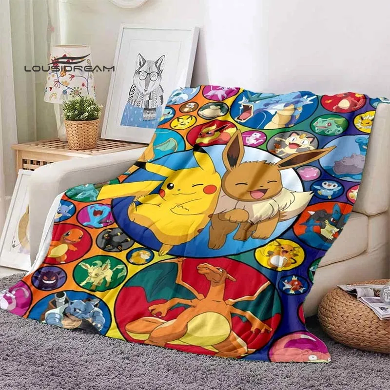 Фланелевое Одеяло для детей и взрослых модное пушистое покрывало с мультяшным