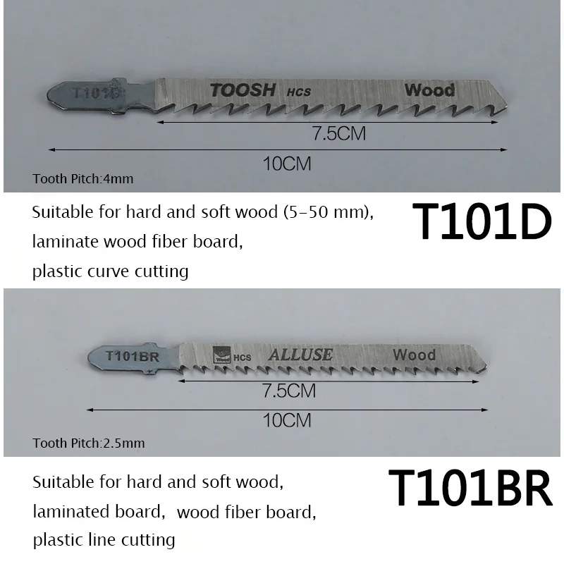 Бесплатная доставка 10 шт. джиг пилы лезвия HSS металлическая резка дерева и