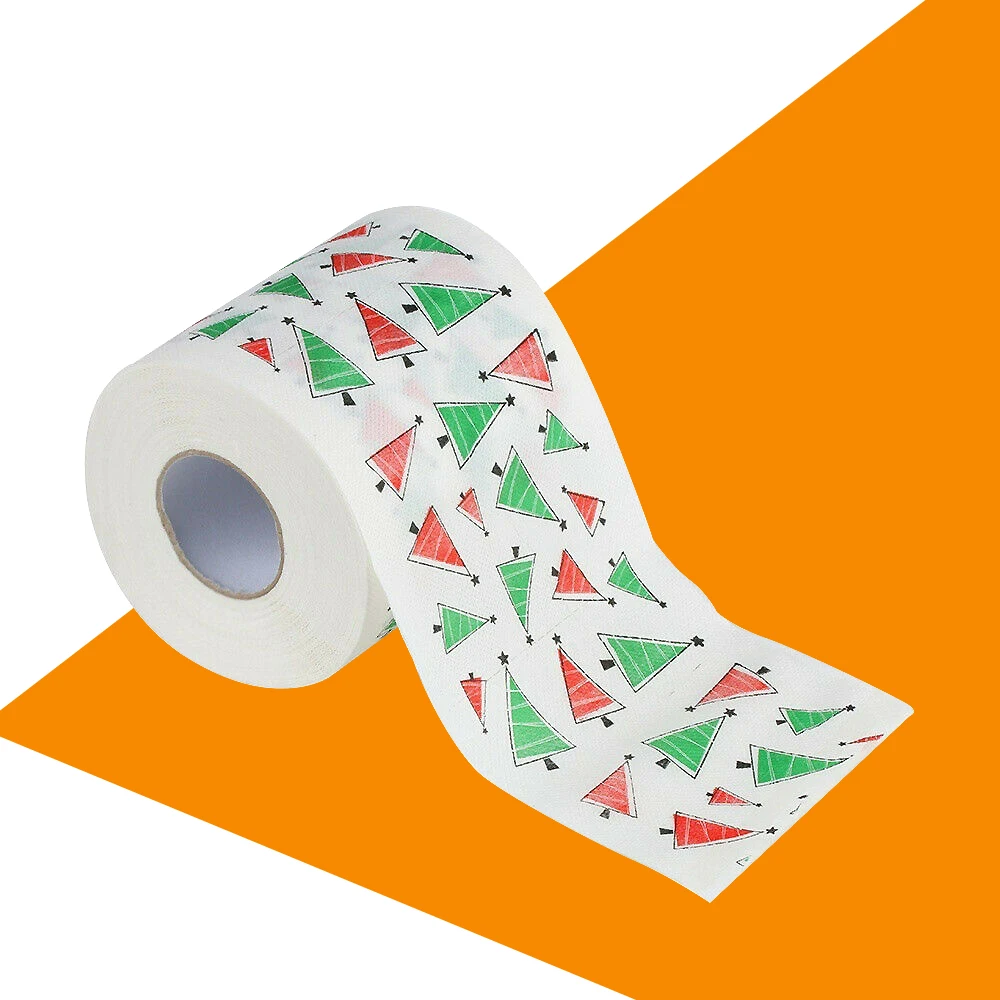 Домашний Санта Клаус ванна для туалетной бумаги Бумага рождественские