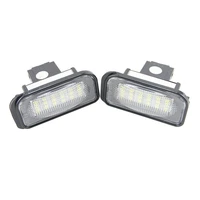 2x led for mercedes benz c class w203 clk class w209 c209 a209 license number plate lights auto lamp car styling