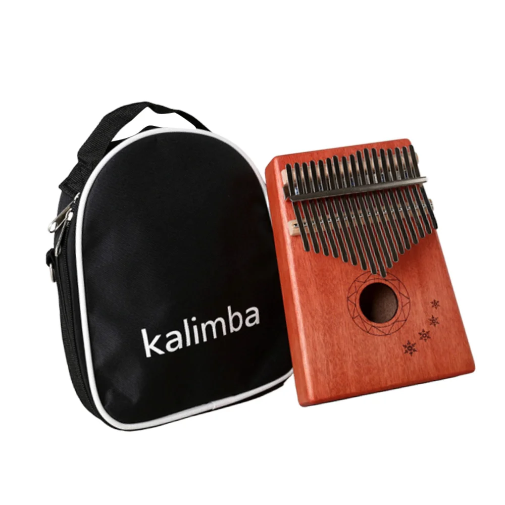 

17 Sound Acacia Mangium All Single Thumb Piano Kalimba Finger Piano with English Manual