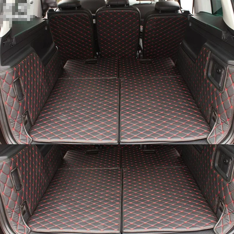Коврики для багажника на заказ Volkswagen Sharan 7 мест-2012 прочные коврики 2015 |
