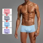 Трусы-брифы Pinky Senson мужские цветные, хлопковые короткие штаны с заниженной талией, пикантное нижнее белье с плоской подошвой, большие размеры