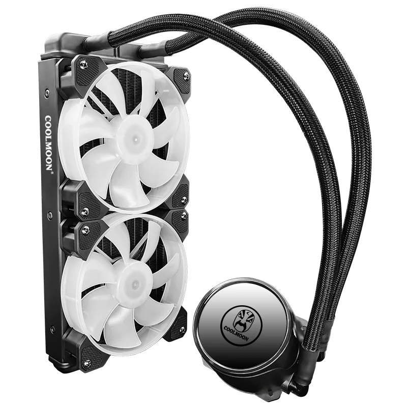 Kllisre кулер для процессора с водяным охлаждением RGB ARGB PWM 4PIN вентилятор Intel LGA 1200